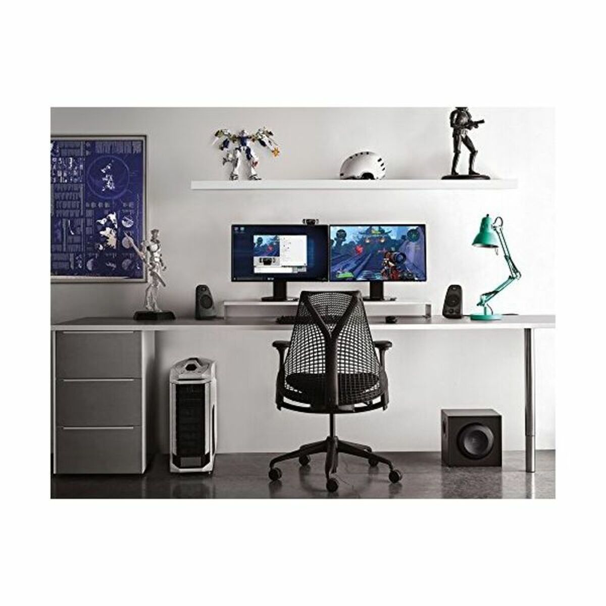 Gaming Speakers Logitech 980-001256 2.1 Negro 200W