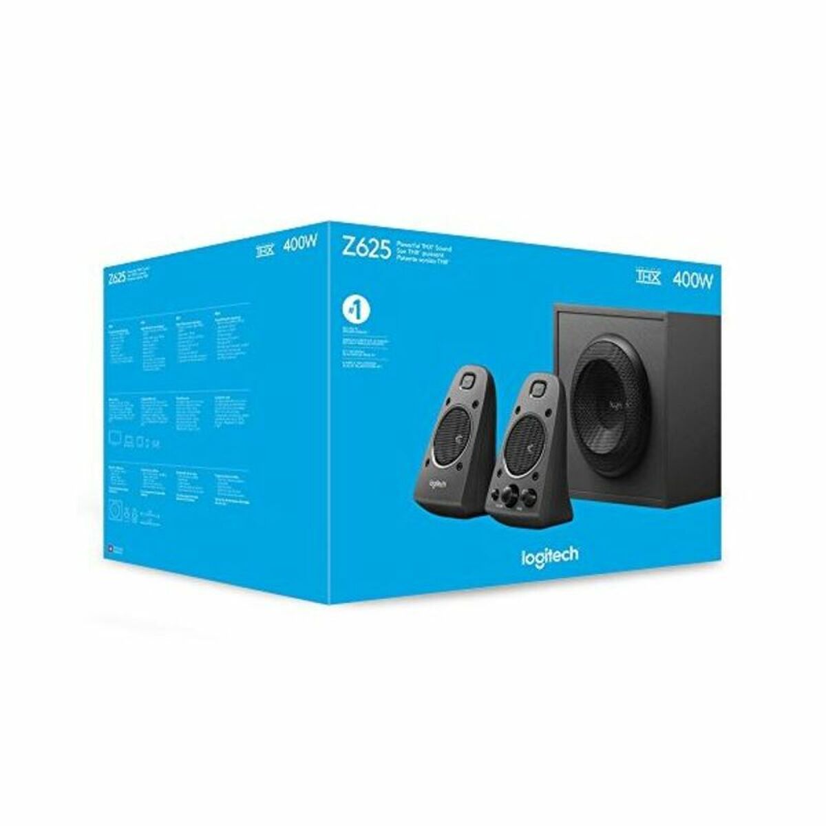 Gaming Speakers Logitech 980-001256 2.1 Negro 200W