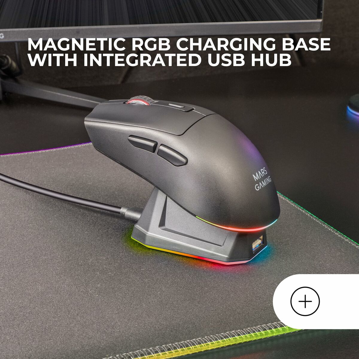 Gaming Mouse Mars Gaming MMT3 Negro