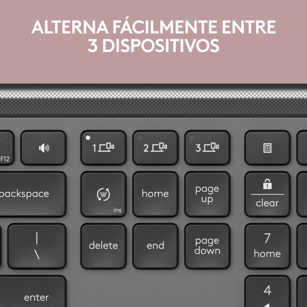 Wireless Keyboard Logitech 920-012455 Graphite QWERTY