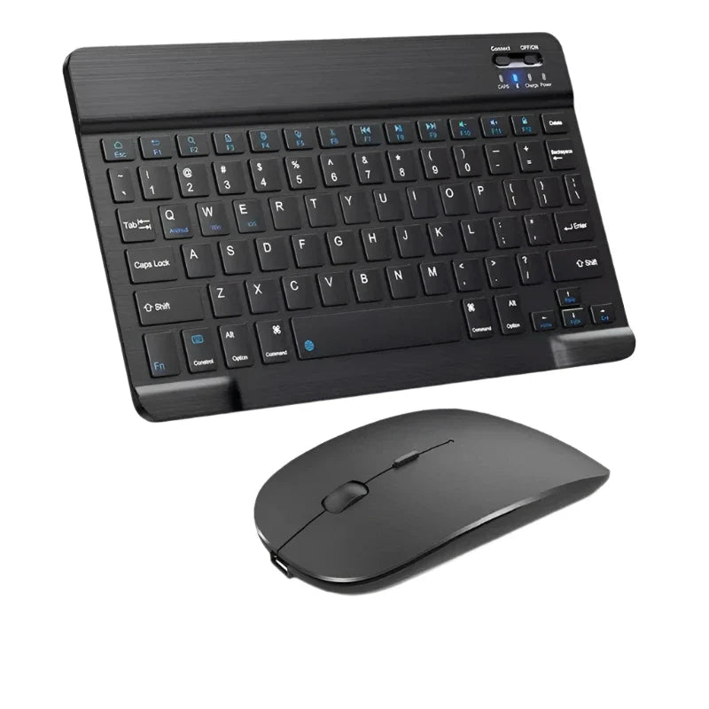 NNEOBA Bluetooth Wireless Keyboard & Mouse Combo para iPad Mac PC